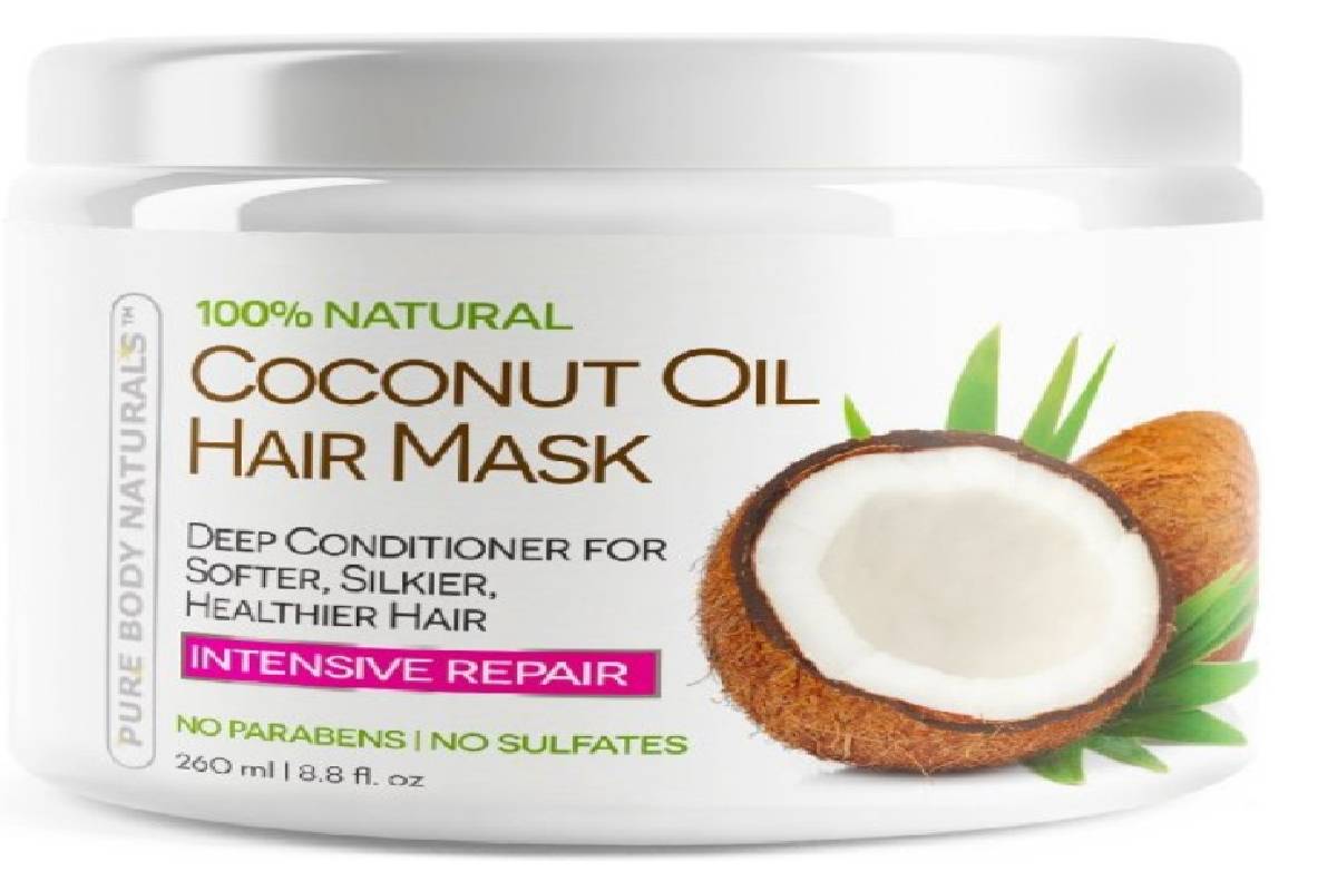 Coconut Oil Hair Mask – Natural Conditioner, Dandruff, Frizz Control, and More