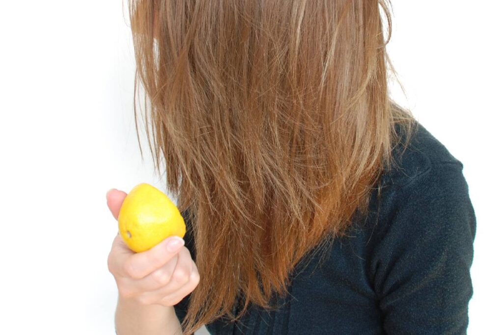 lemon juice in hair