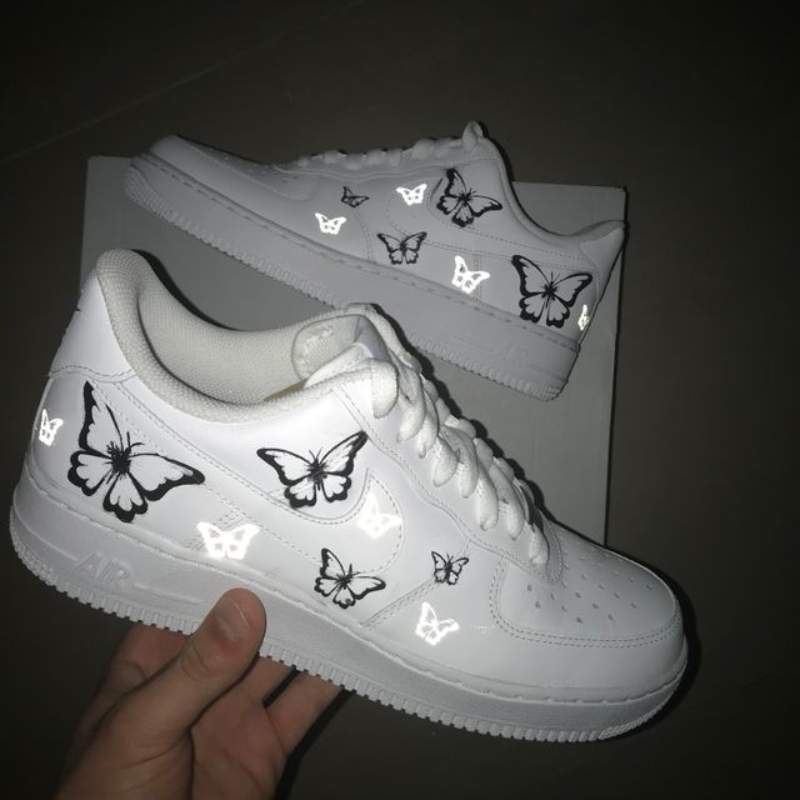 Description Of Custom Air Force 1 Butterfly