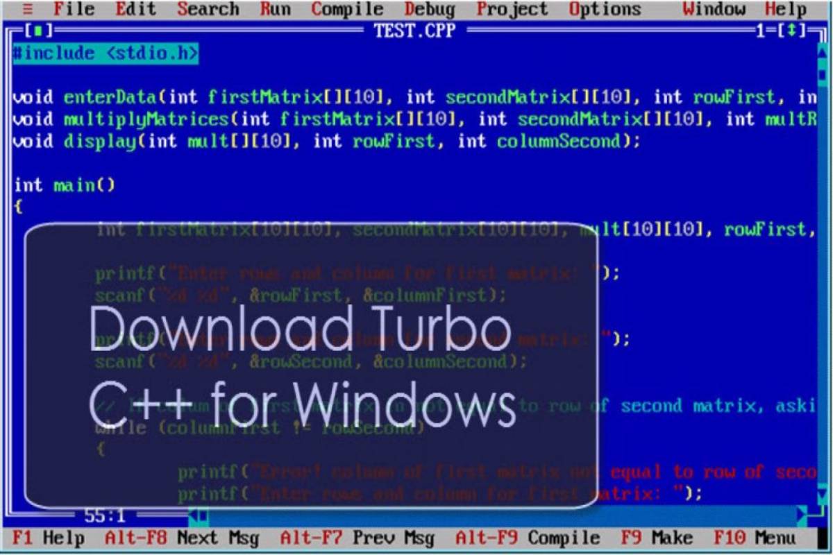  Turbo C++ Filehippo