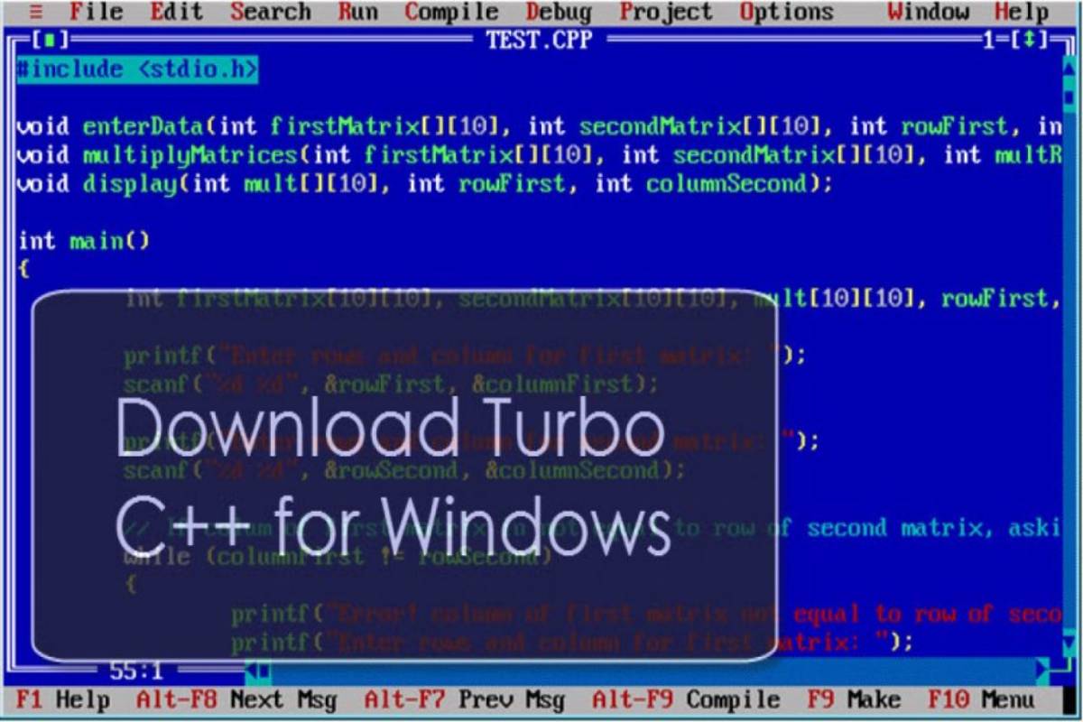 Turbo C++ Filehippo