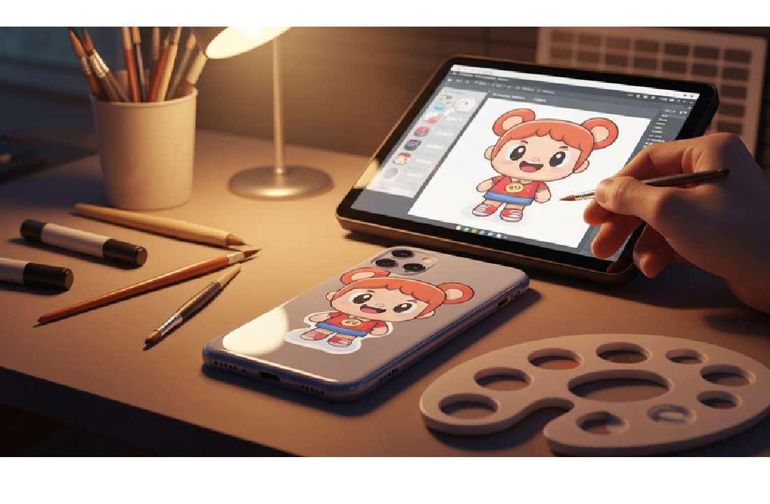 Pasting their cartoon