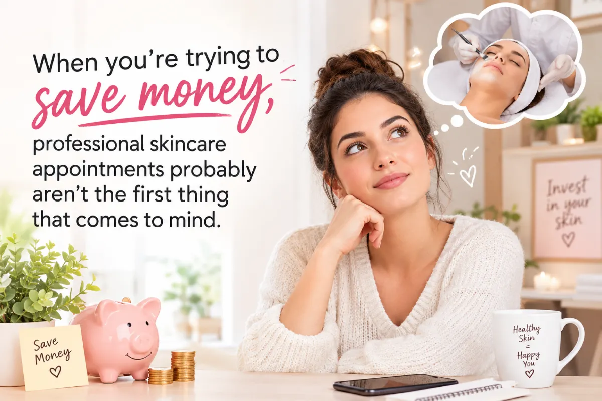 When you're trying to save money, professional skincare appointments probably aren't the first thing that comes to mind
